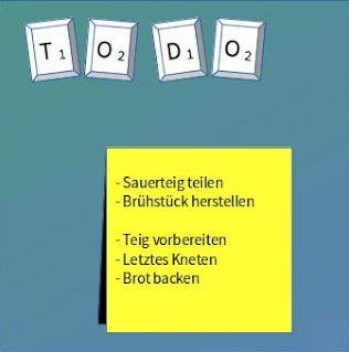 ToDo - Liste für Sauerteig